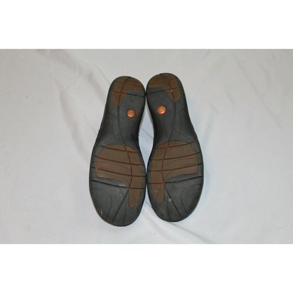 CLARKS Men's "Unstructured" Brown Leather Slip On Shoes Size 11N - Picture 5 of 6